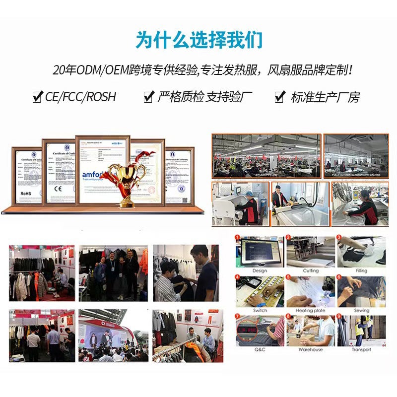 Factory Heating Clothing Windproof Coat Winter Three-In-One Men'S And Women'S Assault Clothing Intelligent Constant Temperature Warm Heating Clothing - Image 3